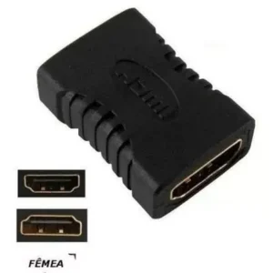 Emenda Hdmi Adaptador Liga Cabo Fêmea Extensão Conector Plug