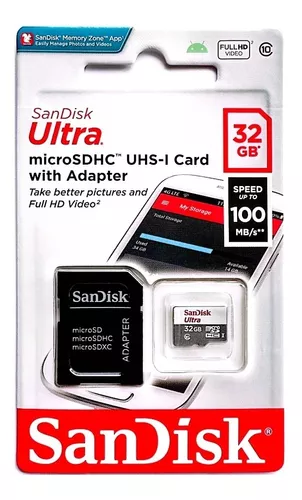 Cartão Memória Sandisk Ultra 32gb