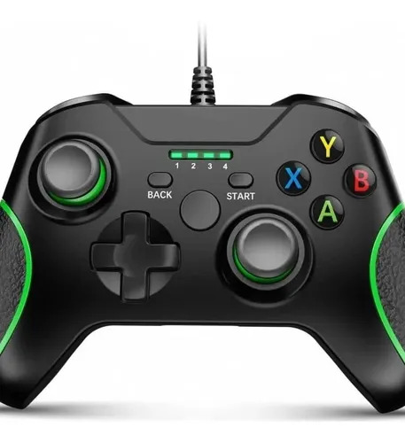 Controle Xbox Series S X C/ Fio Compativel Xbox One Pc