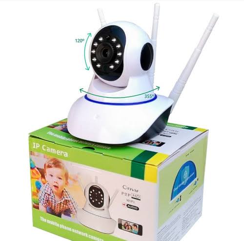 Câmera wifi 3 antenas