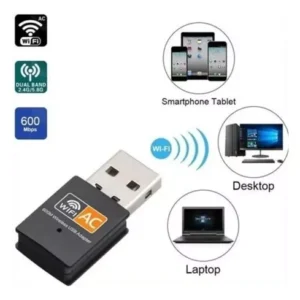 Adaptador Antena Wifi Usb 5g Dualband 2,4g