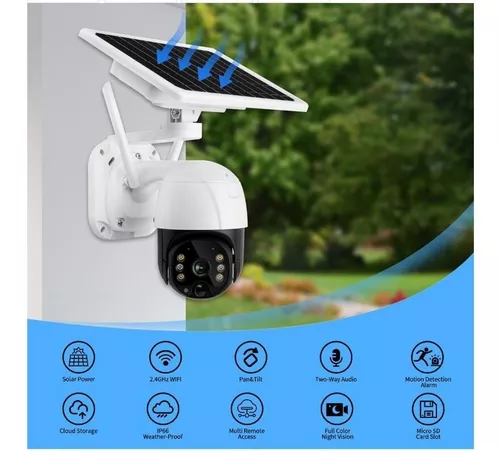 Camera externa wifi a Energia Solar