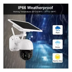 Camera externa wifi a Energia Solar